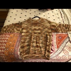 Multicolor knit sweater